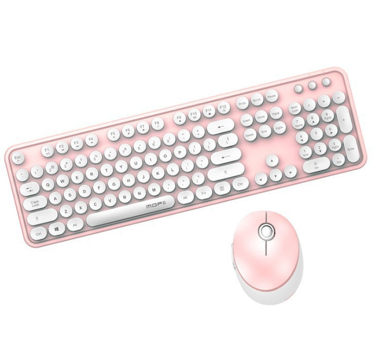 Wireless Keyboard and Mouse Set with 1600DPI Optical and Multimedia Keys