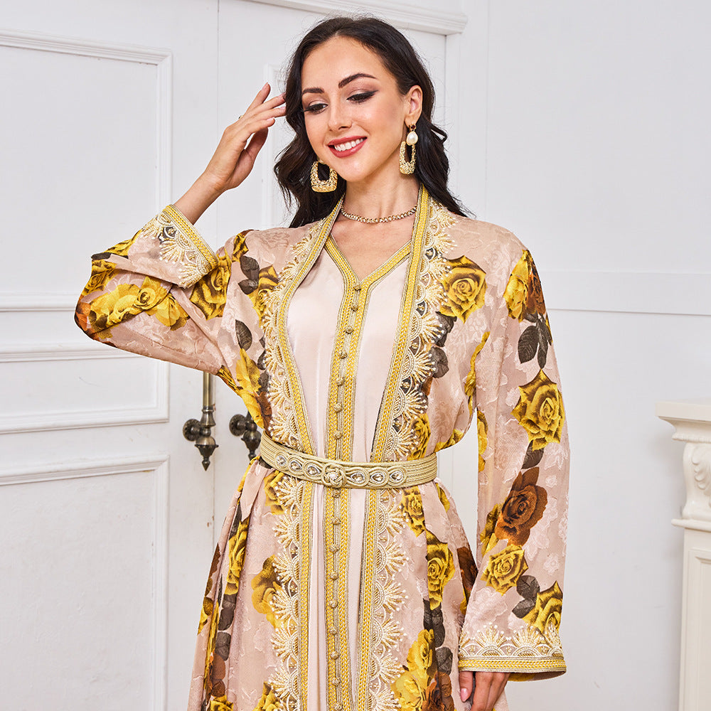 Arabian Women's Party Travel Elegant Evening Dress