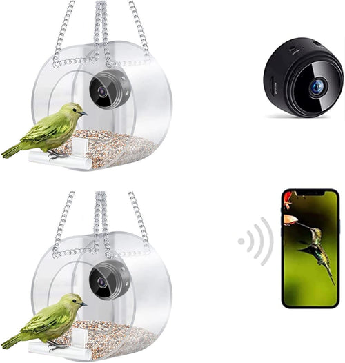 Distributeur intelligent d'aliments pour animaux de compagnie, extérieur, avec caméra HD et surveillance en temps réel