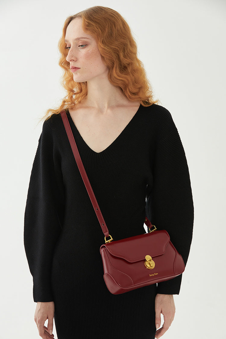Women's High-Quality Cowhide Leather Shoulder Bag