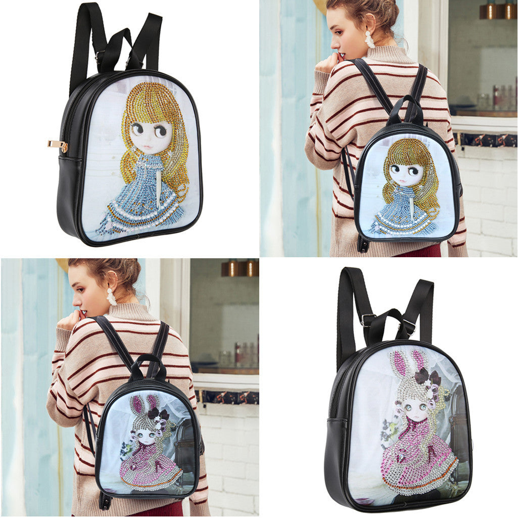 Creative Diy Diamond Painting Backpack Large Capacity