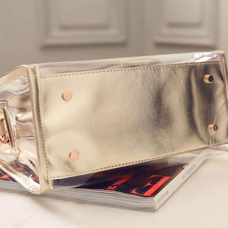 Sac transparent en PVC « Mère et enfant » 20x26x12cm