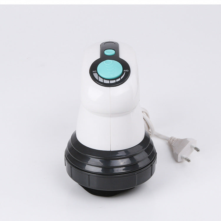 Electric Body Slimming Massager with 4 Interchangeable Heads and Stepless Speed Control