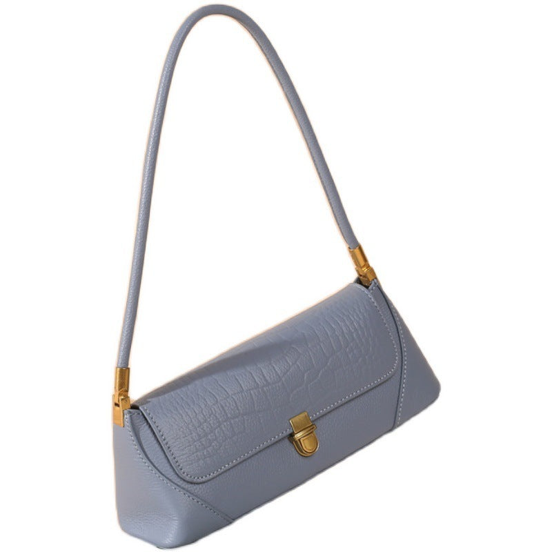 Head Layer Cowhide Underarm Leather All-match Handbag