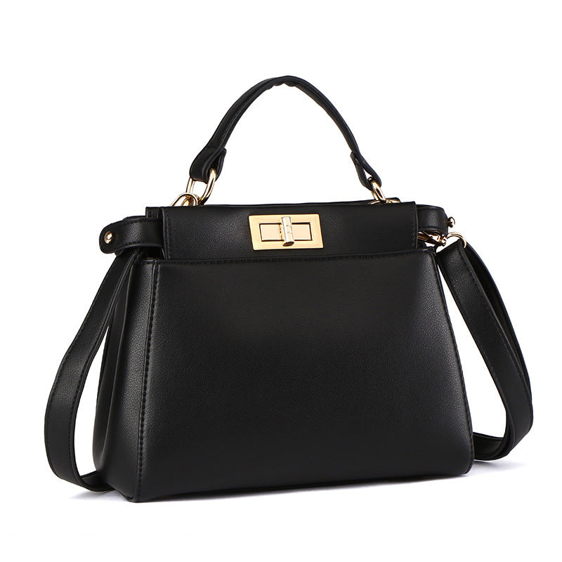 Stylish Soft PU Shoulder Bag 23cm
