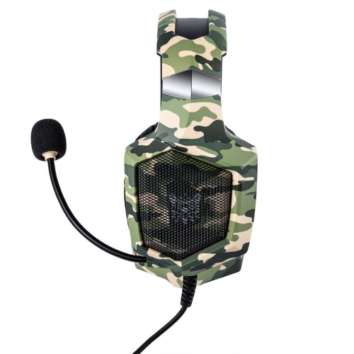 Camouflage Headphones with 3.5mm Plug for PS4, Xbox One, iPhone & iPad