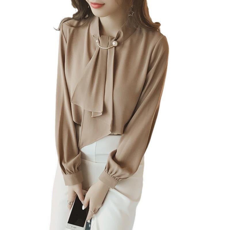 Women's Design Long Sleeve Korean Style Shirt