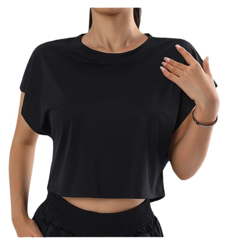 T-shirt fin minimaliste à séchage rapide pour femme