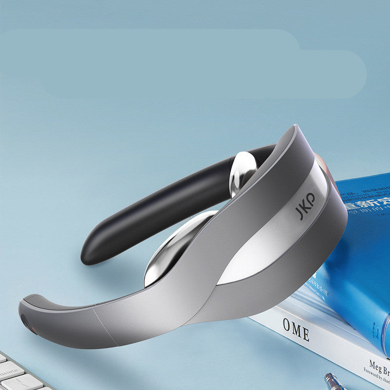 Rechargeable Neck Cervical Vertebra Massager with Heating Pain Relief and 15-Level Intensity