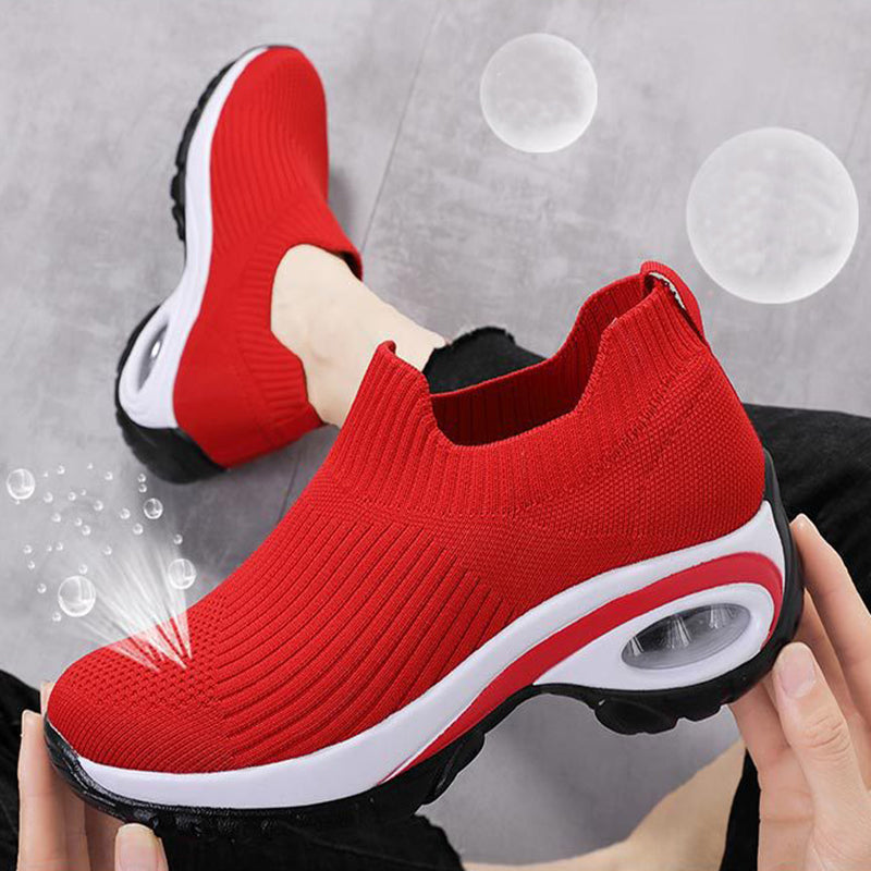 Women’s Breathable Mesh Running Sneakers with Air Cushion