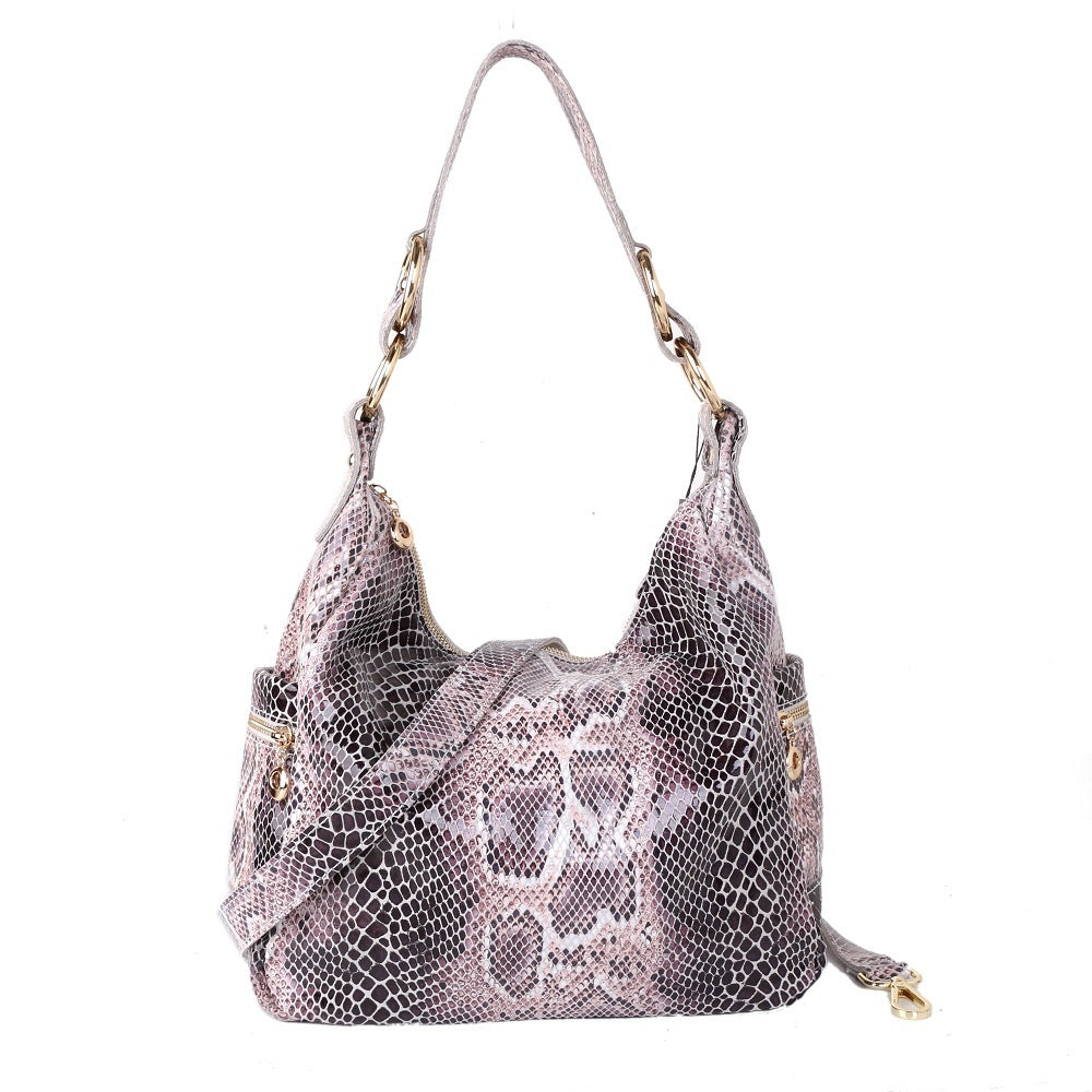 Women's Large Capacity Genuine Leather Crossbody Shoulder Bag 29x10x26