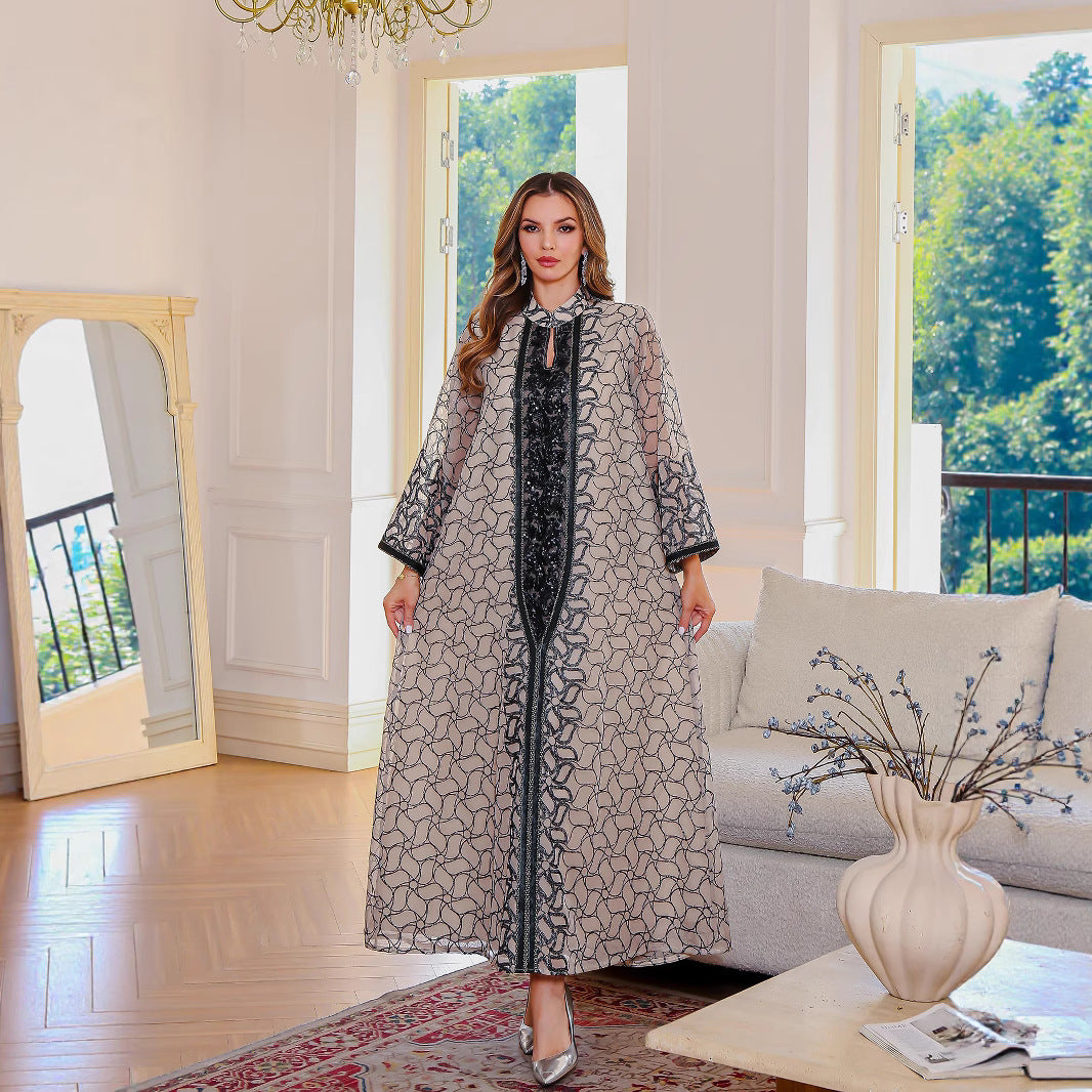 Nouvelle robe musulmane pour femme, vêtements du Moyen-Orient