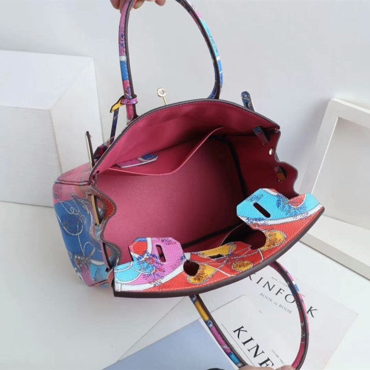 Women's Animal Print Leather Handbag Crossbody Shoulder Bag