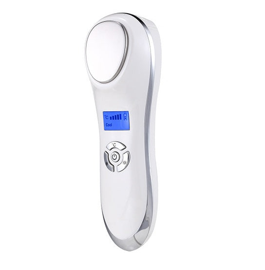 Ultrasonic Facial Beauty Instrument for Skin Tightening, Deep Cleansing & Face Lift with Hot & Cool Massage
