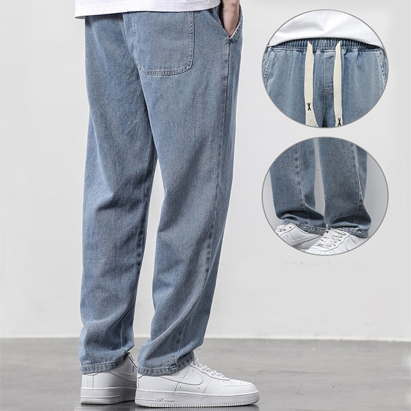 Jean large ample en denim pour homme