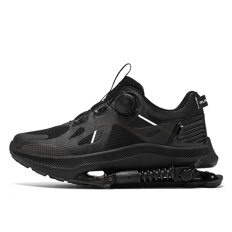 Black Mesh Tech Running Shoes Power Mechanical Marathon Sneakers