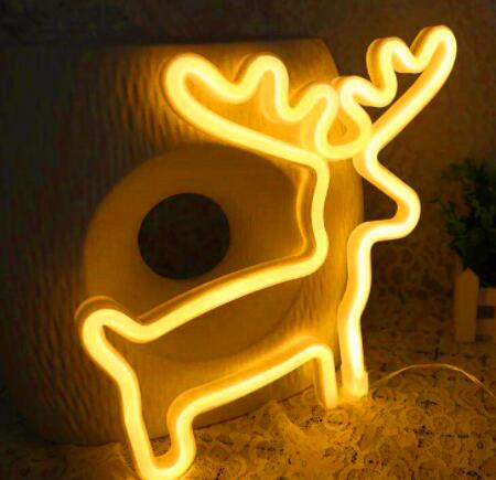 LED Neon Light with Acrylic Back Panel USB Powered Room Night Decoration