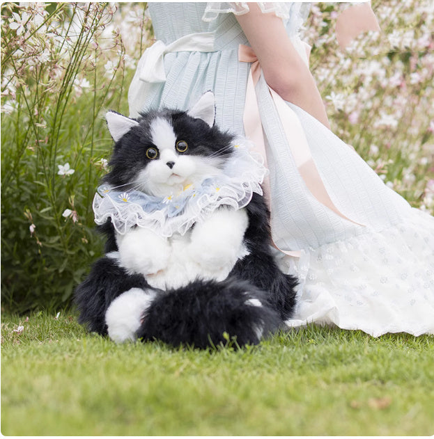 Cow Cat Backpack Simulation Plush Toy