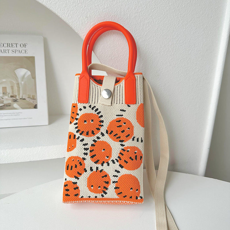 Knitted Mini All-match Small Portable Shoulder Bag