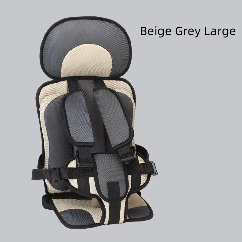 Portable Padded Baby Car Seat Mat with Safety Belt for Comfortable Seating Anywhere