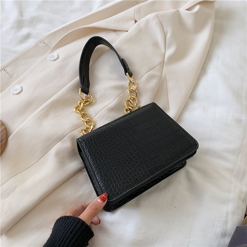 One Shoulder PU Crossbody Bag with Adjustable Strap