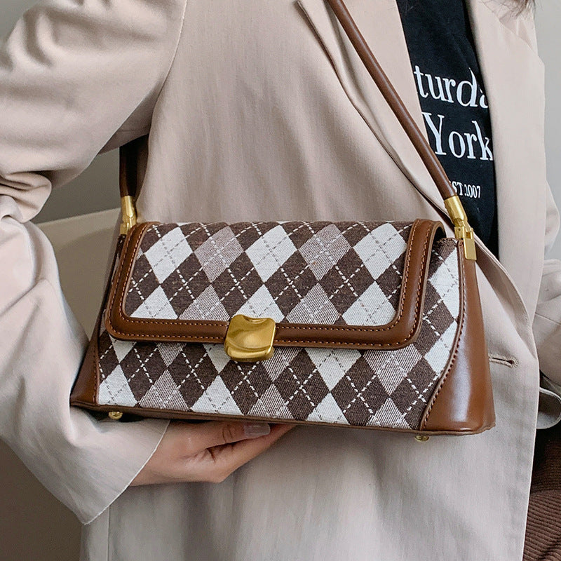Vintage Winter One Shoulder Small PU Leather Women's Bag