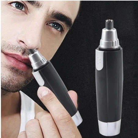 Electric Nose Hair Trimmer for Men & Women – Waterproof Ear & Face Razor with Stainless Steel Blade