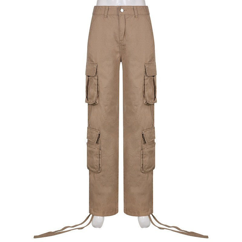Women's Clothing Tooling Straight-leg Trousers