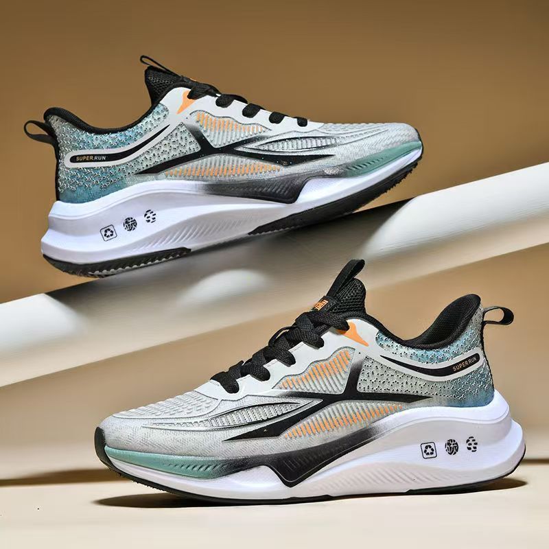 Chaussures de course ultralégères et respirantes avec absorption des chocs et semelle souple