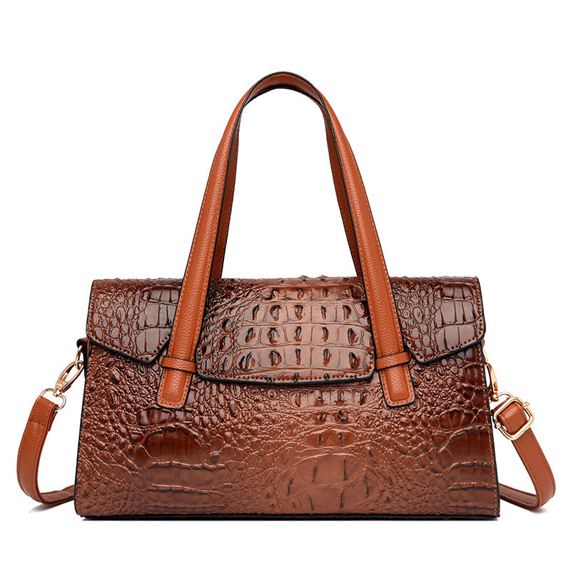 Soft Leather Large Capacity Shoulder Messenger Bag