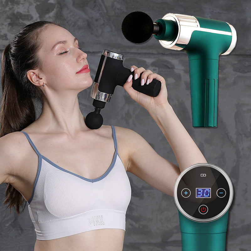 Mini USB Fascia Gun Electric Muscle Massager for Physiotherapy and Relaxation