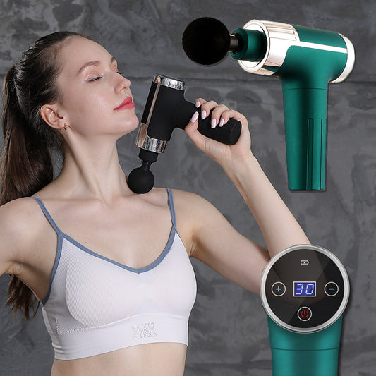 Mini USB Fascia Gun Electric Muscle Massager for Physiotherapy and Relaxation