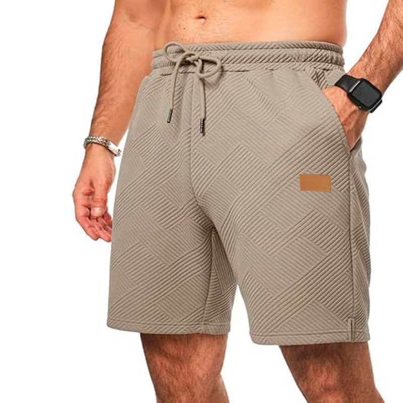 Short de plage décontracté avec cordon de serrage à la taille élastique pour les vacances