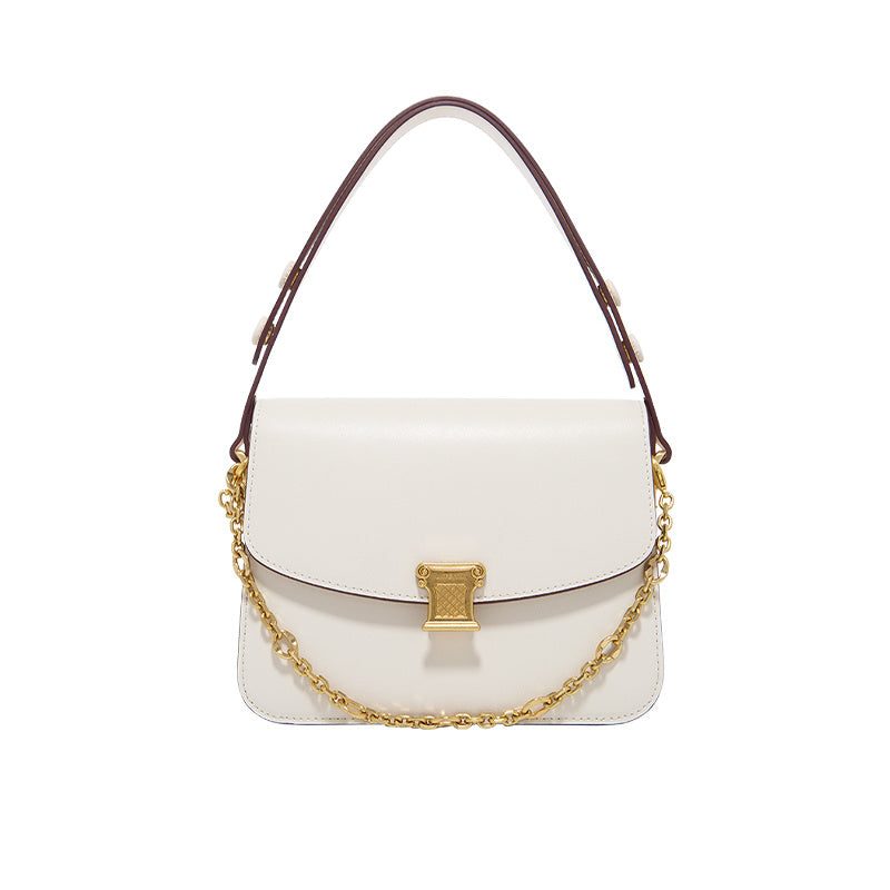 Sac carré bandoulière en cuir à une épaule