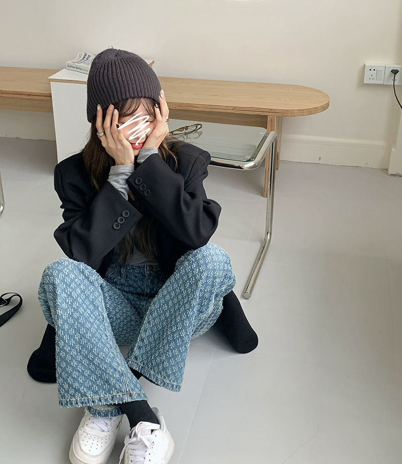 Women's Loose High Waist Wide Leg Jeans