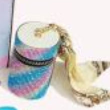 Silk Scarf Keychain Storage Mini