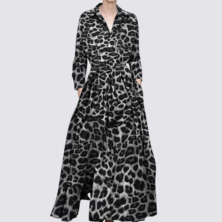 Robe de vacances élégante à pois pour femme