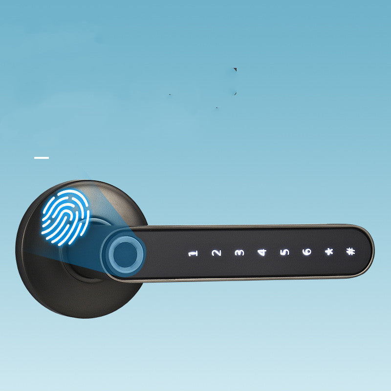 Serrure de porte intelligente avec déverrouillage par empreinte digitale, mot de passe et application Bluetooth