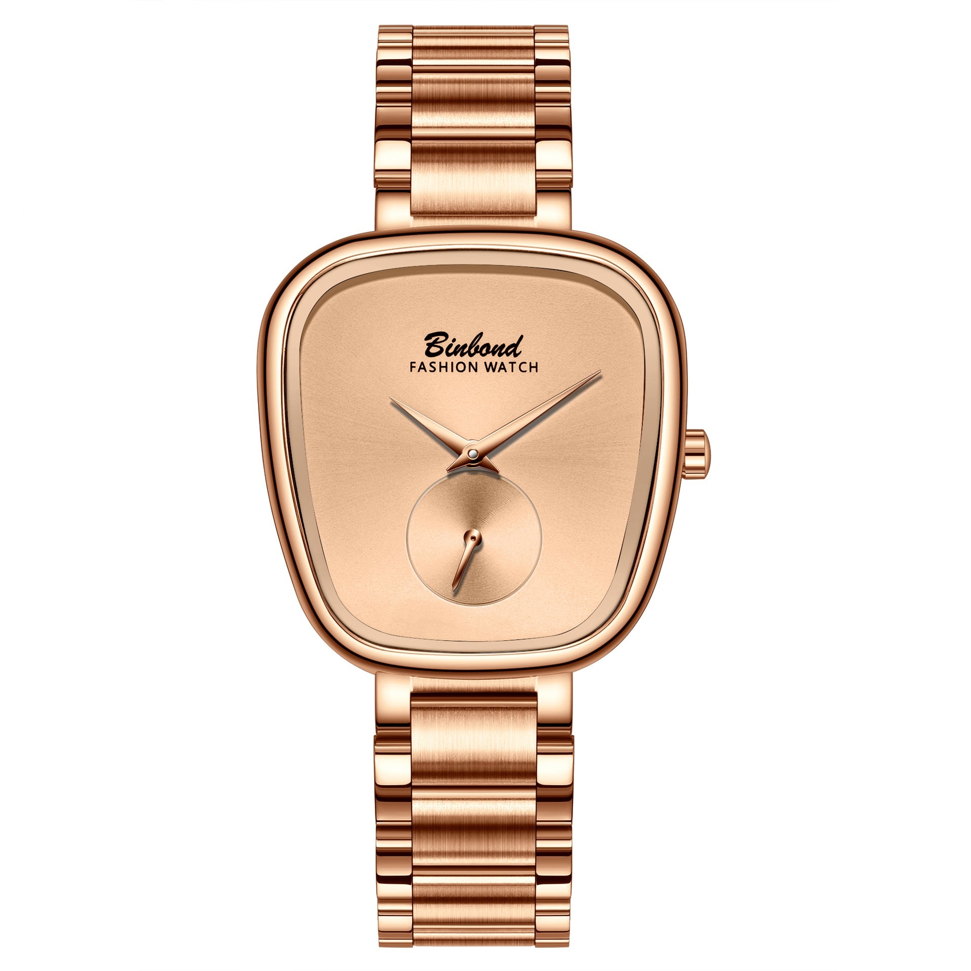 Montre à quartz étanche en acier inoxydable pour femme 34mm