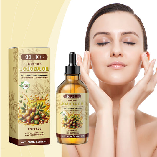 Huile de jojoba EELHOE pour le visage - Hydratante, éclaircissante et raffermissante