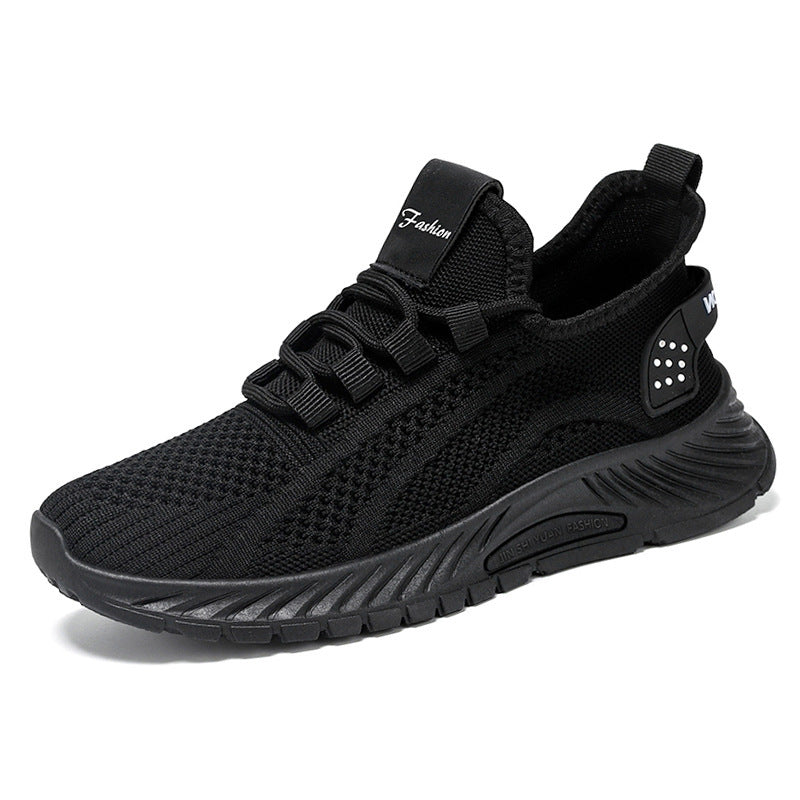 Women’s Lightweight Breathable Mesh Lace-Up Flat Sports Sneakers