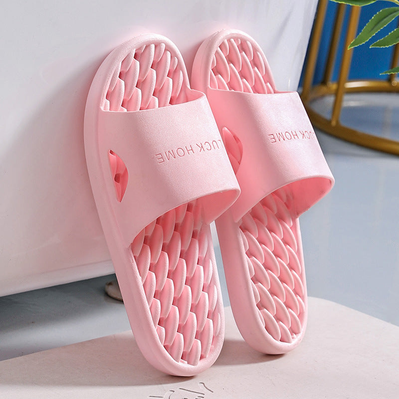 Women's Home Indoor Non-slip Leaking Bathroom Slippers