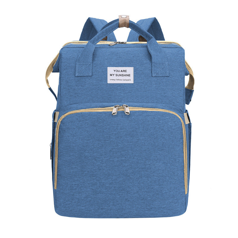Sac à langer de voyage pliable avec double bandoulière