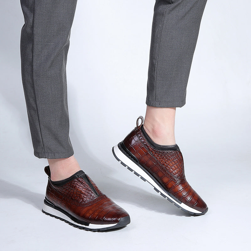 Baskets montantes décontractées couleur polonaise pour hommes, pointures 38-44