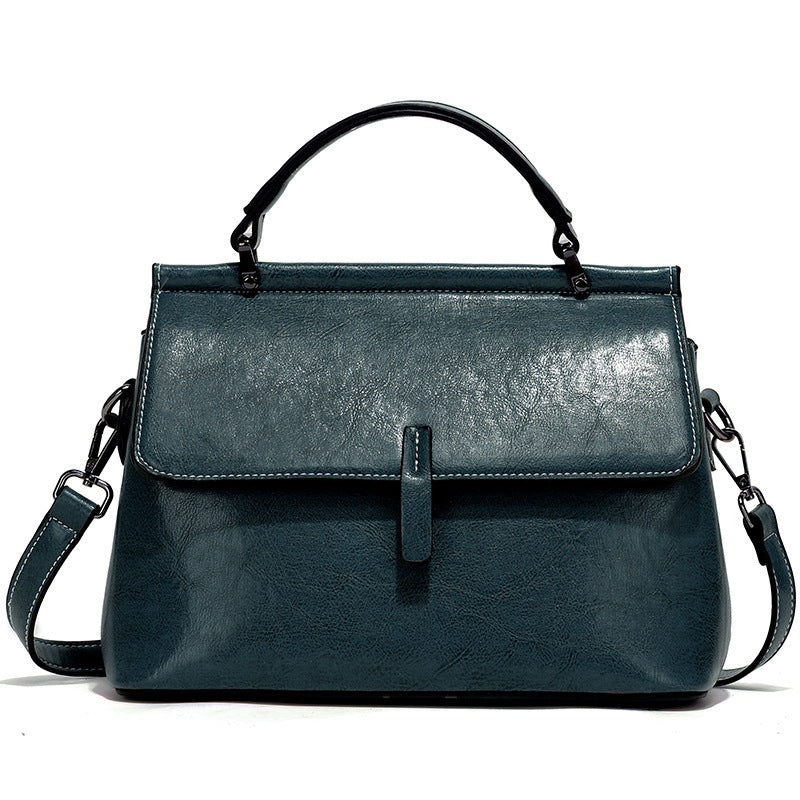 Sac à main de banlieue en cuir PU grande capacité 27x20x13CM