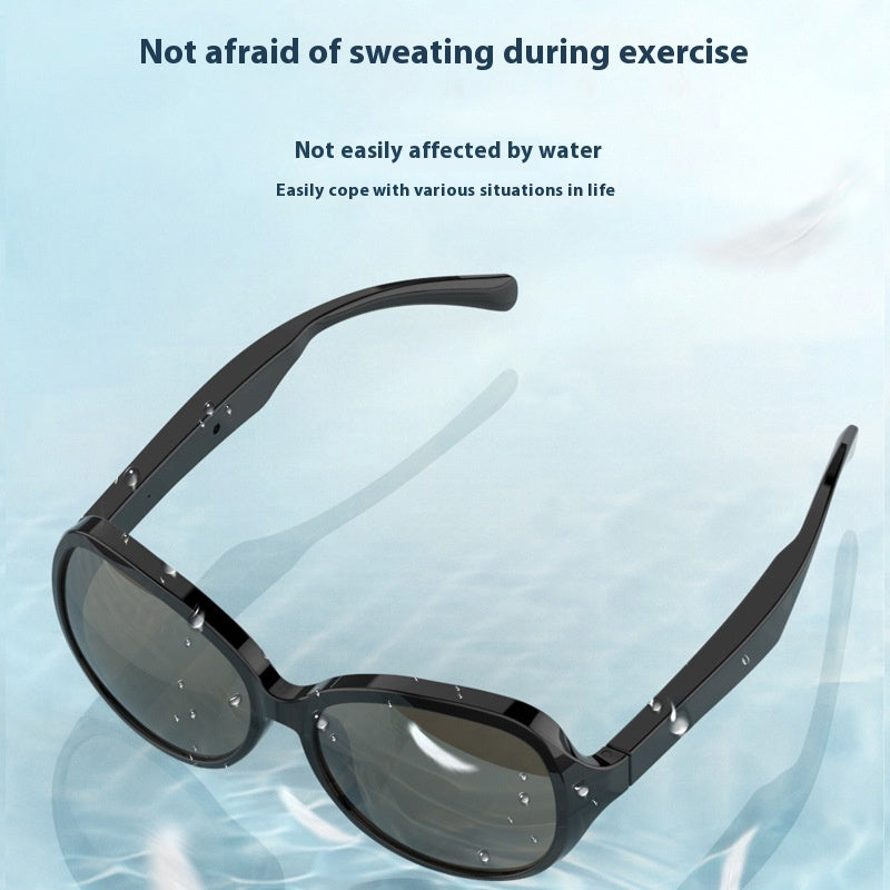 Smart Black Graphite Glasses Sunglasses With Call & Music Audio