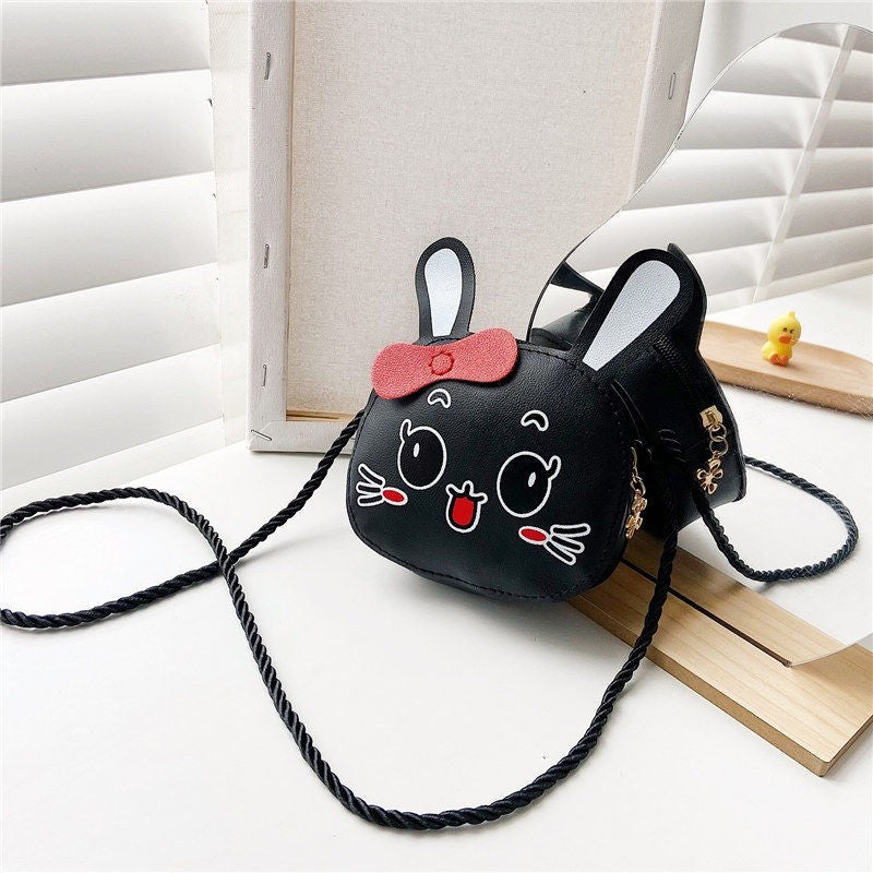 Girls' Trendy PU Crossbody Bag 21cm
