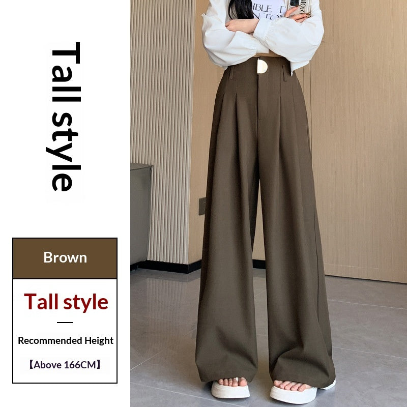 Women’s High-Waisted Wide-Leg Loose Draped Pants
