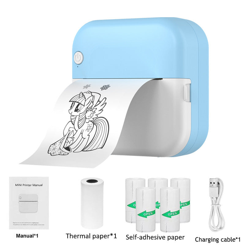Student Mini Thermal Label Printer with USB Interface