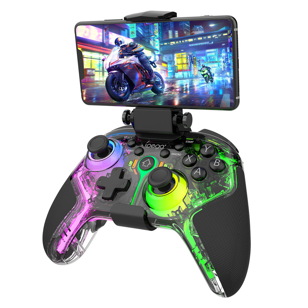Simple Home Bluetooth Wireless Game Controller with RGB Light and Turbo Function